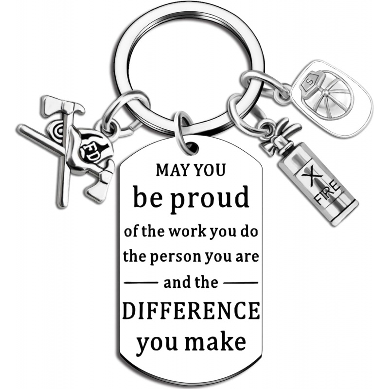 Tech Keychain Accessories - Porte-clés de remerciement pour les policiers,