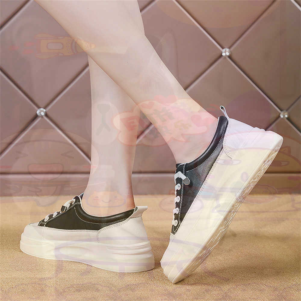 Tech Accessories Dropshipping - Mocassins épais à lacets pour femmes,