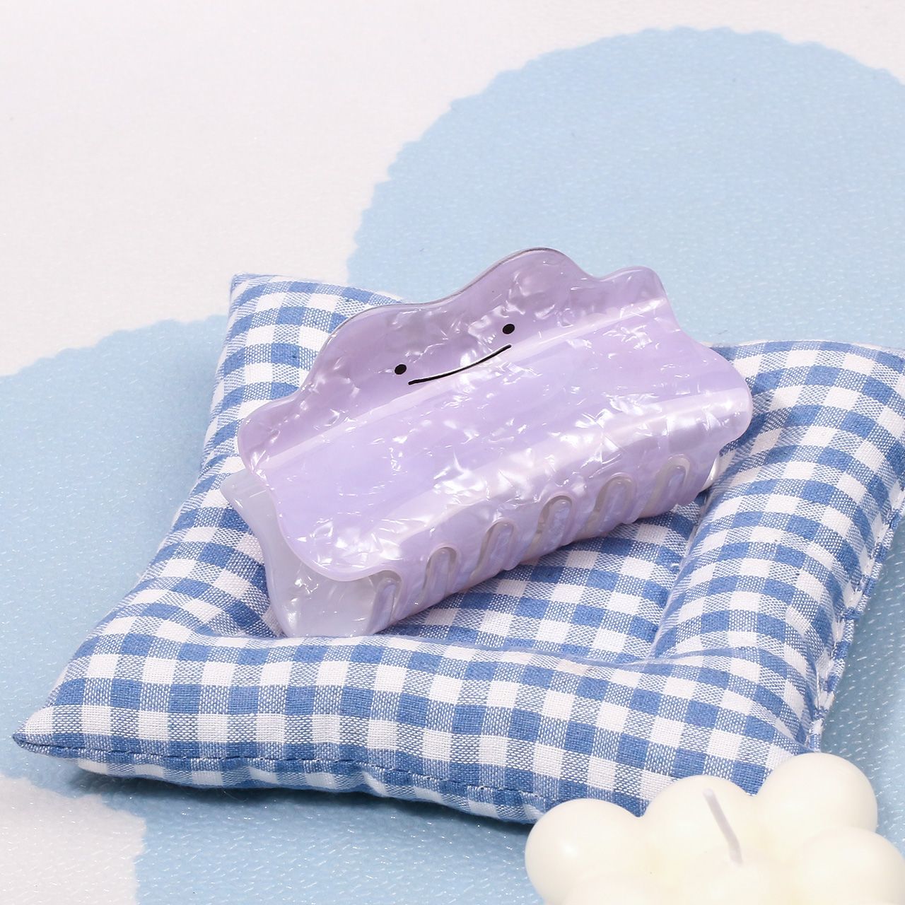 Tech Hair Accessories - Pince à cheveux Pokémon Ditto violette,