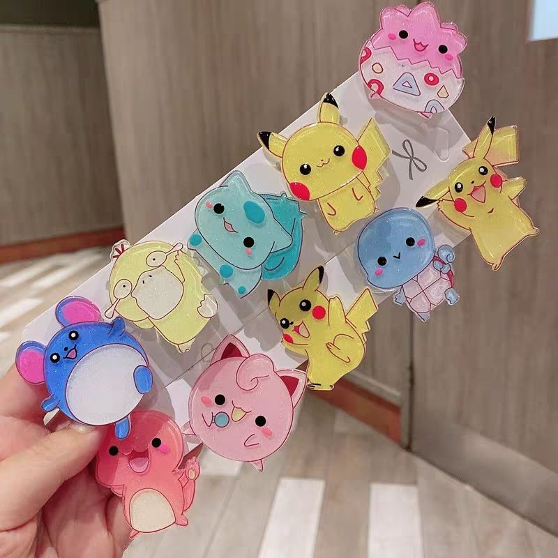 Tech Hair Accessories - Pinces à cheveux Pokémon, accessoires mignons