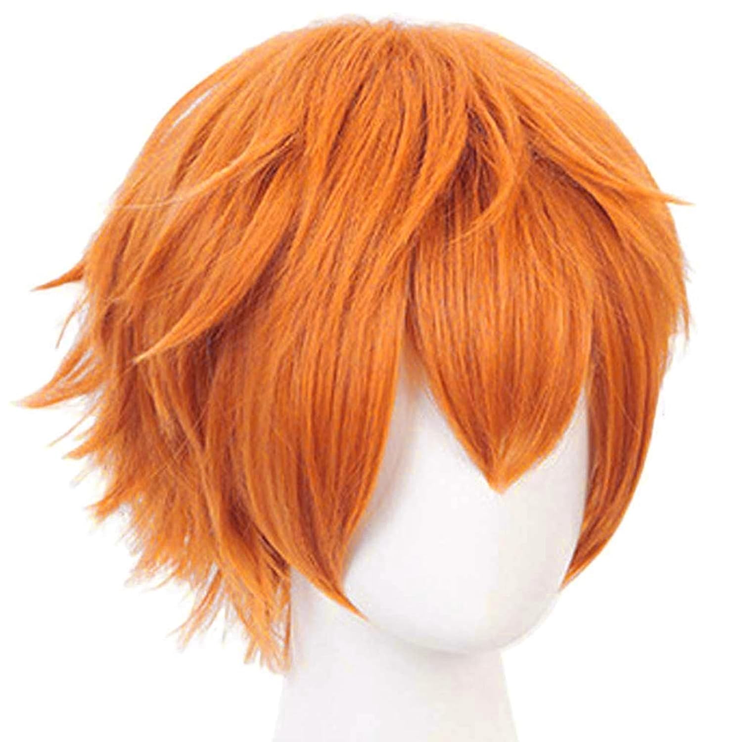 Tech Accessories For Men - Perruque courte Orange pour hommes, perruque