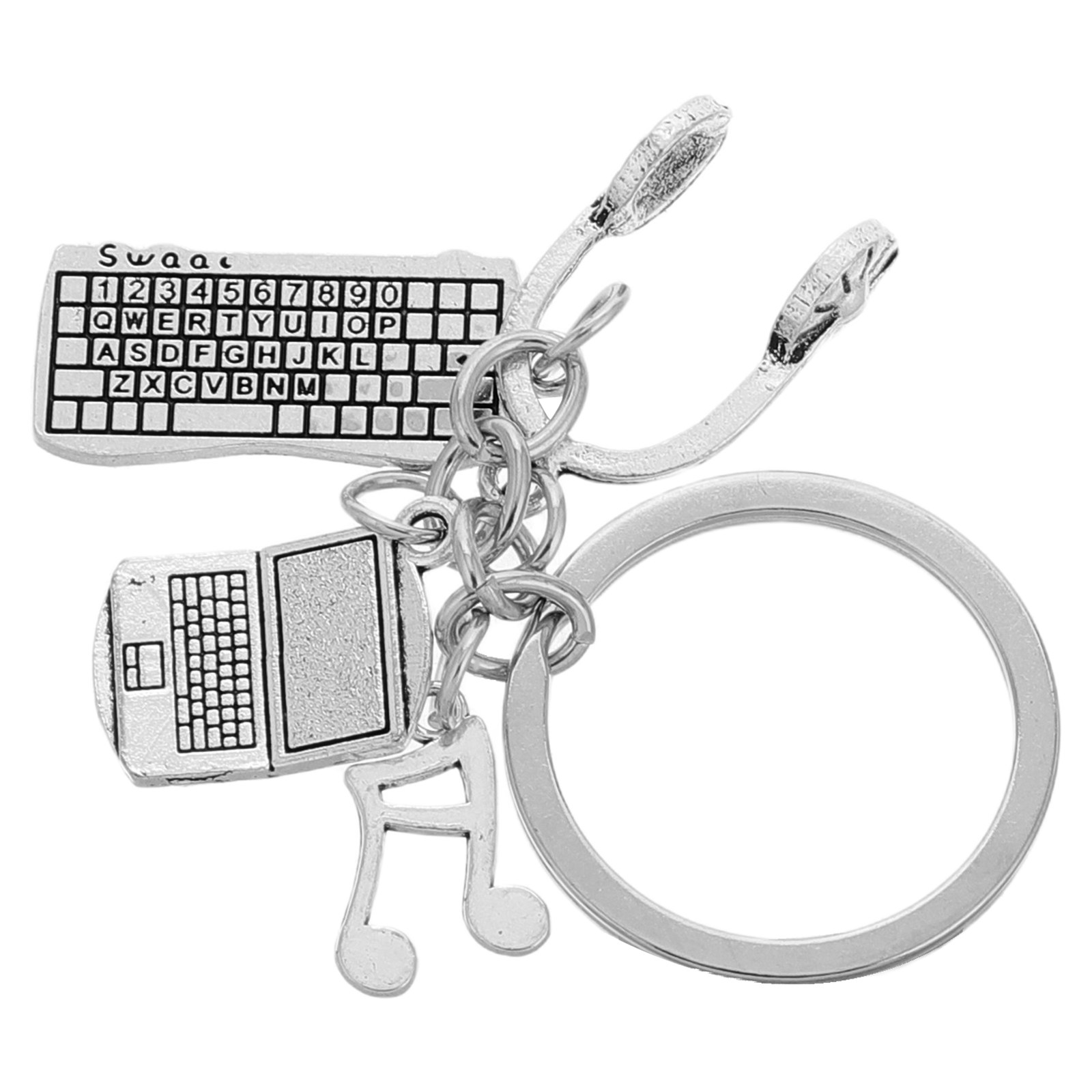 Tech Keychain Accessories - Porte-clés Ingénieur en Métal : Clavier,