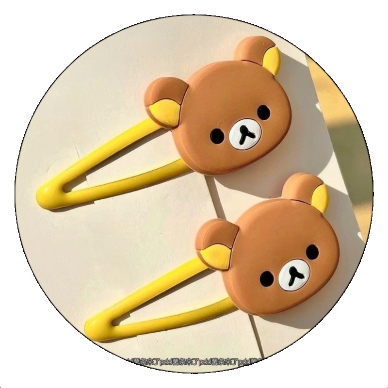 Tech Hair Accessories - Jolies pinces à cheveux Rilakkuma style