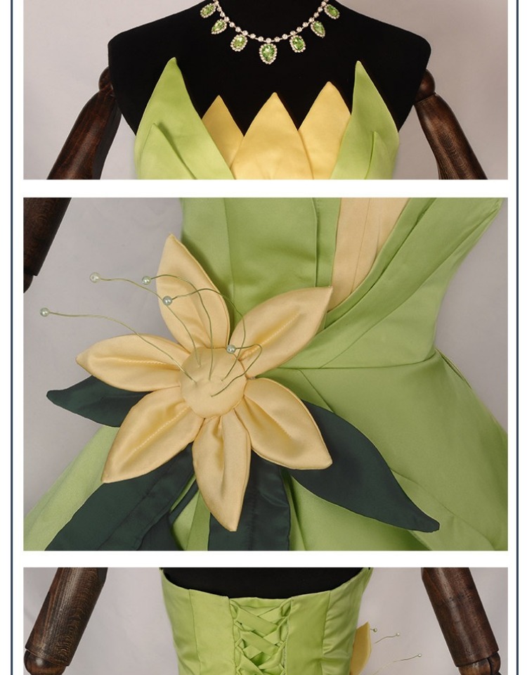 Robe de princesse Tiana, Costu - Tech Hair Accessories avis et prix