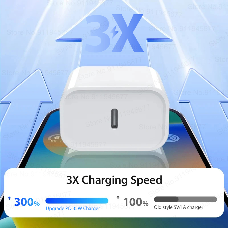 Chargeur rapide USB C PD 35W,  - Tech Accessories Apple avis et prix