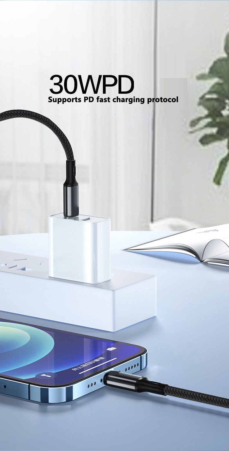 Câble USB PD 30W pour iPhone 1 - Tech Accessories Apple avis et prix