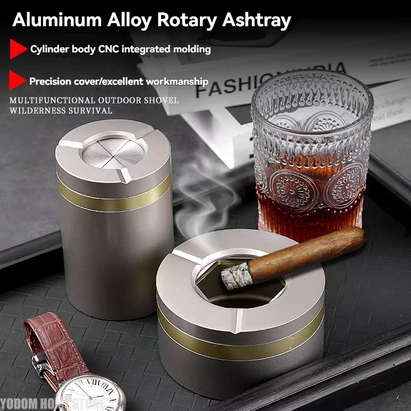 Cendrier mécanique rotatif hau - Tech Accessories Gifts For Men avis et prix