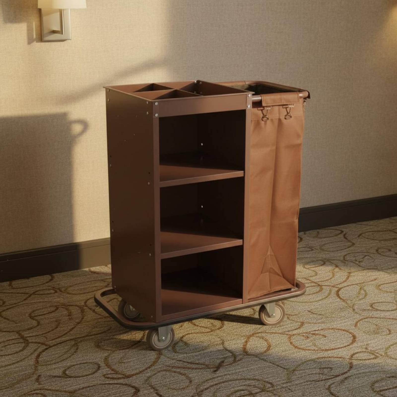 Chariot de linge d'hôtel multi - Tech Room Accessories avis et prix